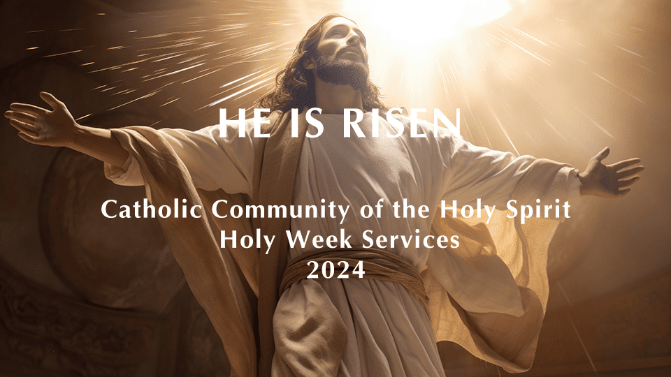 Holy Week Service Schedule